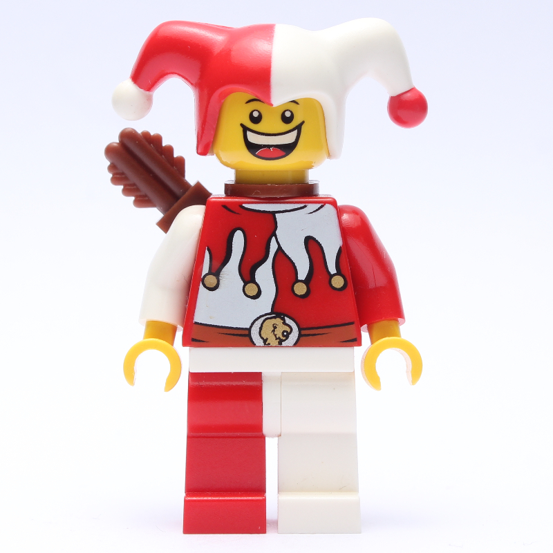 Lego Jester, Red and White, Quiver