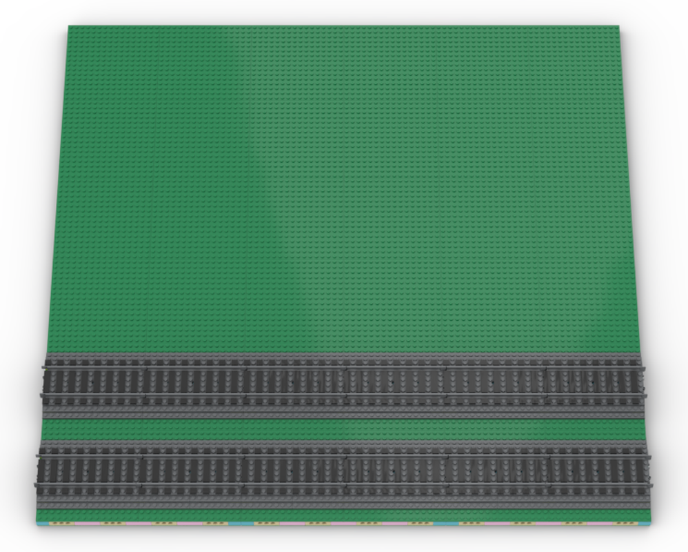 Lego 96x96 Double Track MILS