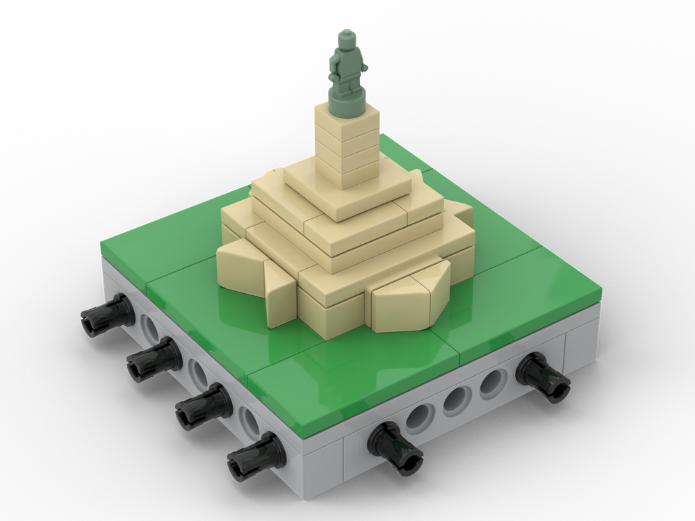Lego Statue of Liberty | Nano Modular World