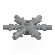 Lego Snowflake / Star 4 x 4 / Light Bluish Gray
