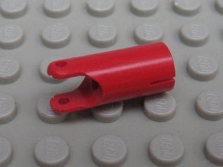 Lego Technic, Universal Joint Straight Sides, End / Red