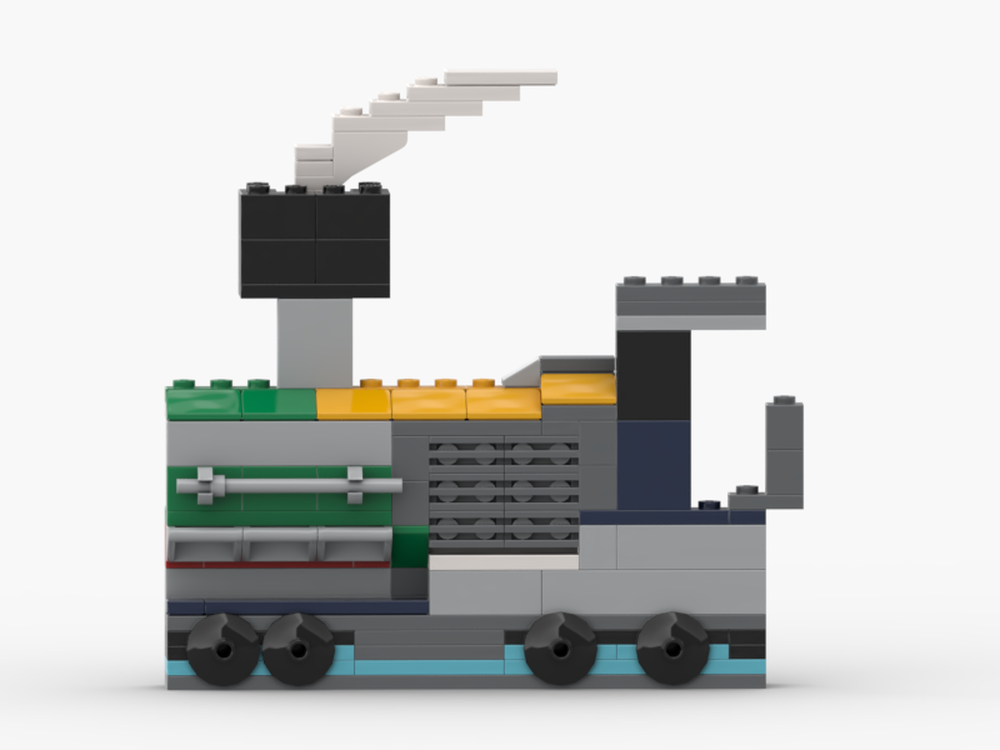 Lego 3D steam train