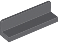 Lego Panel 1 x 4 x 1 / Dark Bluish Gray