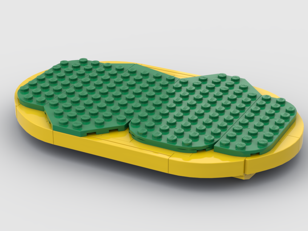 Lego Oval saucer bonsai pot