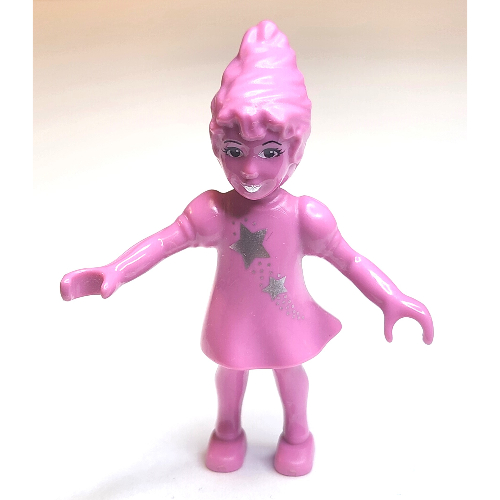 Lego Belville Fairy with Star Print / Medium Dark Pink