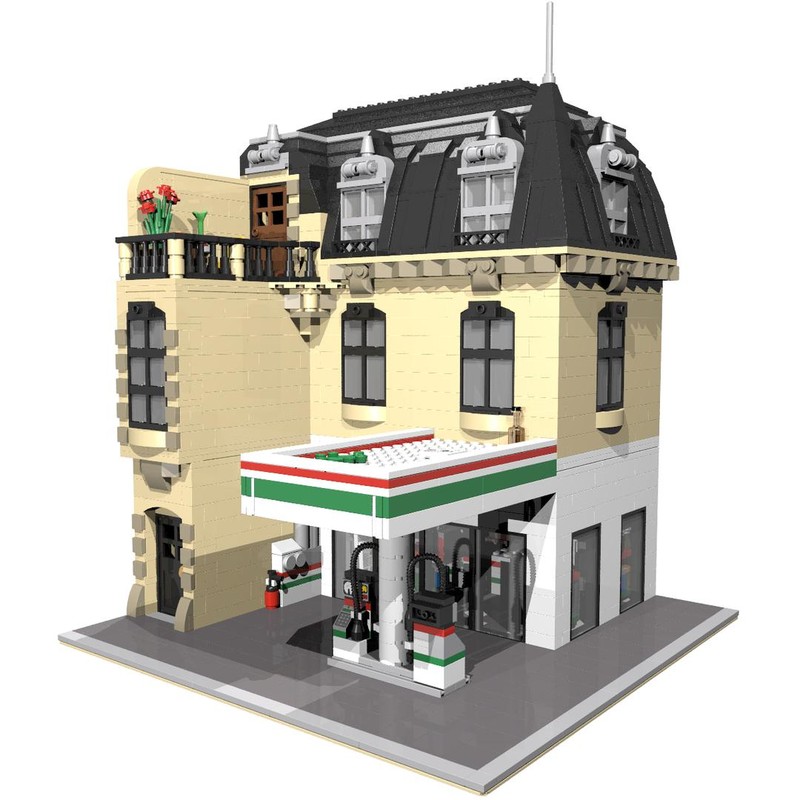 Lego Corner Service Station