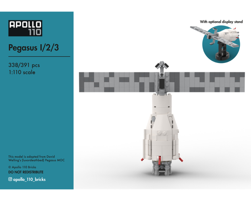 Lego Pegasus 1/2/3 [1:110 scale]