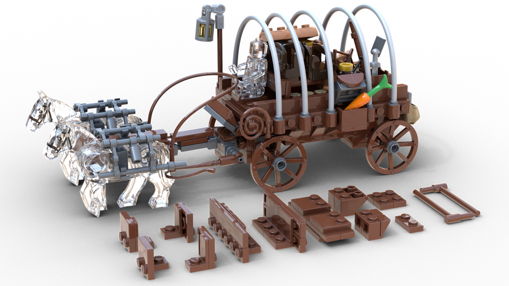 Lego Adventuring Wagon - Customizable