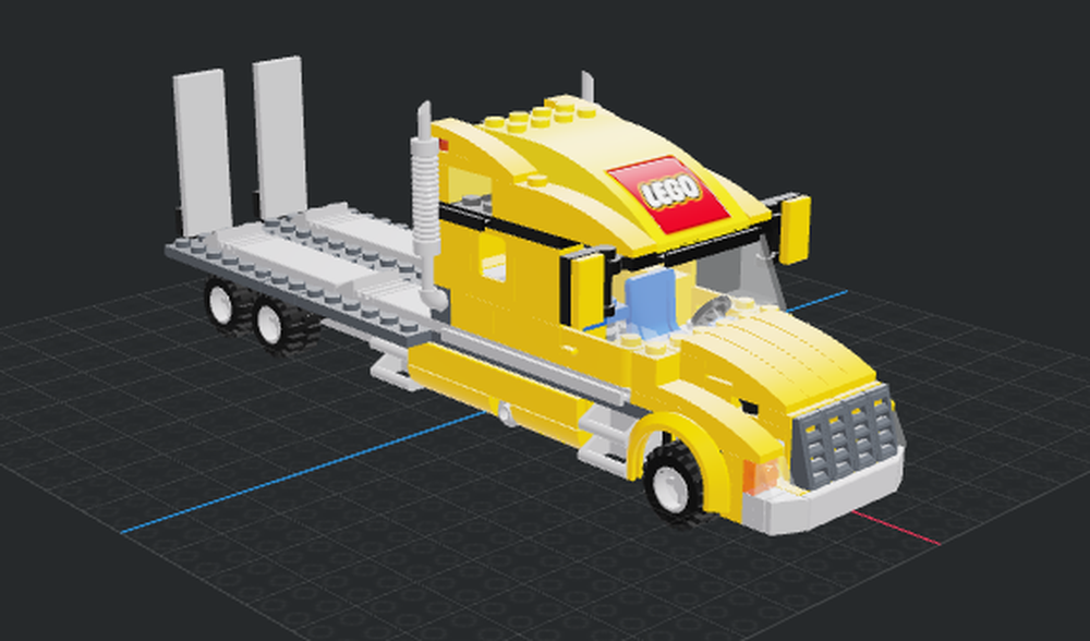 Lego Flatbed truck mod