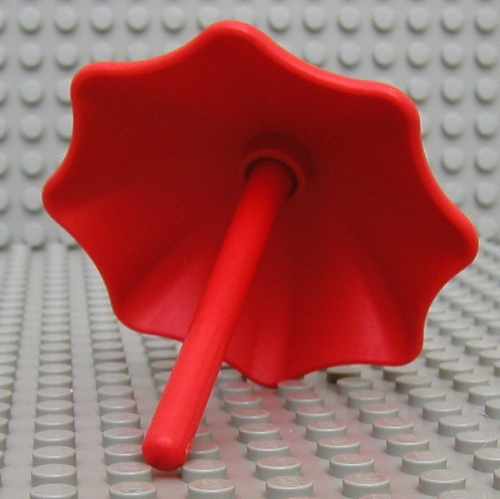 Lego Duplo Umbrella without Stop Ring / Red