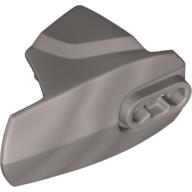 Lego Large Figure Limb Cover, Size 5, Armor with Ball Joint Socket / Flat Silver