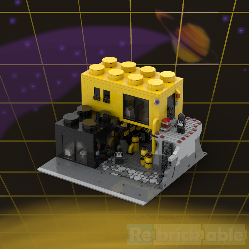 Lego Bricks to live in Blacktron version