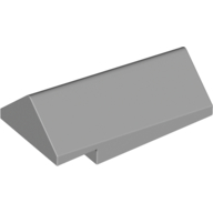 Lego Brick Sloped 45° 2 x 4 x 1 1/3 Double / Light Bluish Gray