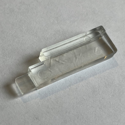 Lego Garage Door Counterweight - Old without Hinge Pin / Trans-Clear