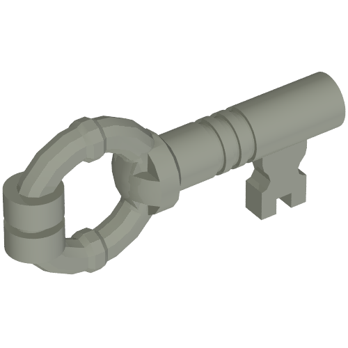 Lego Equipment Key / Light Gray