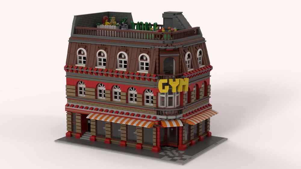 Lego Modular Building "Gym with Apartement"
