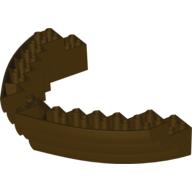 Lego Boat Hull Section, Brick 16 x 10 x 3 / Dark Brown