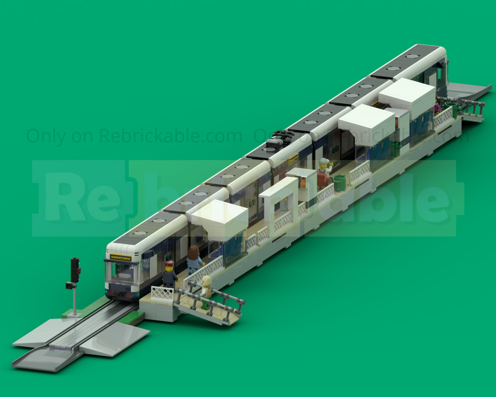 Lego Tramway station "LA PROMENADE"-1
