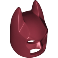 Lego Mask, Batman Cowl [Plain] / Dark Red