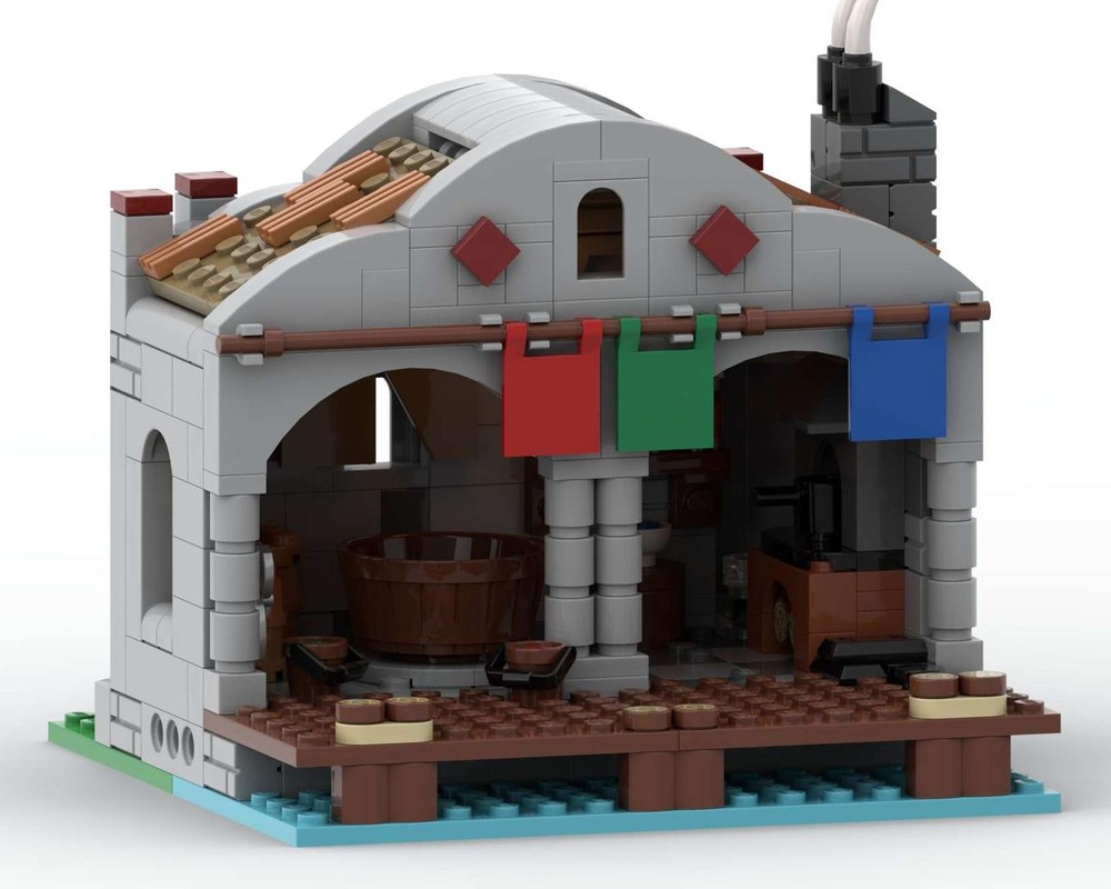 Lego Dyeworks module for Seaside Market