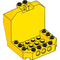 Lego Cockpit 6 x 6 x 5 with Hinge / Yellow
