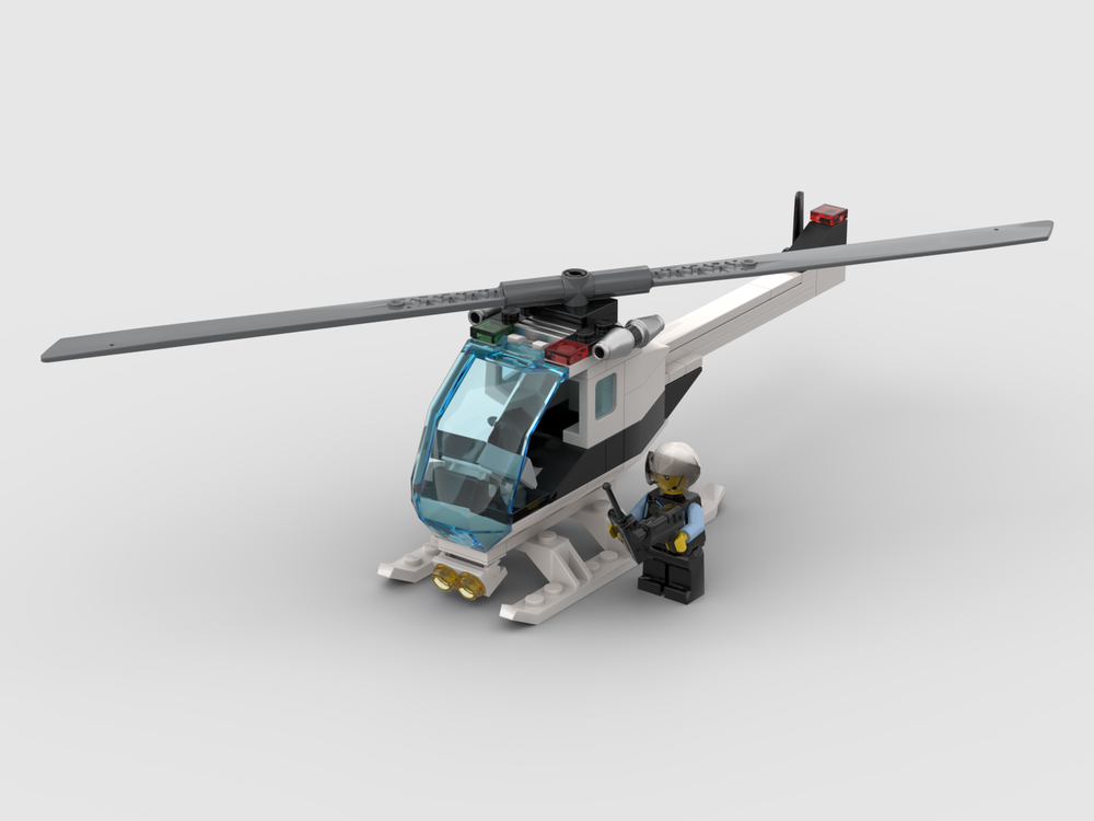 Lego 6642 - Police Helicopter remake
