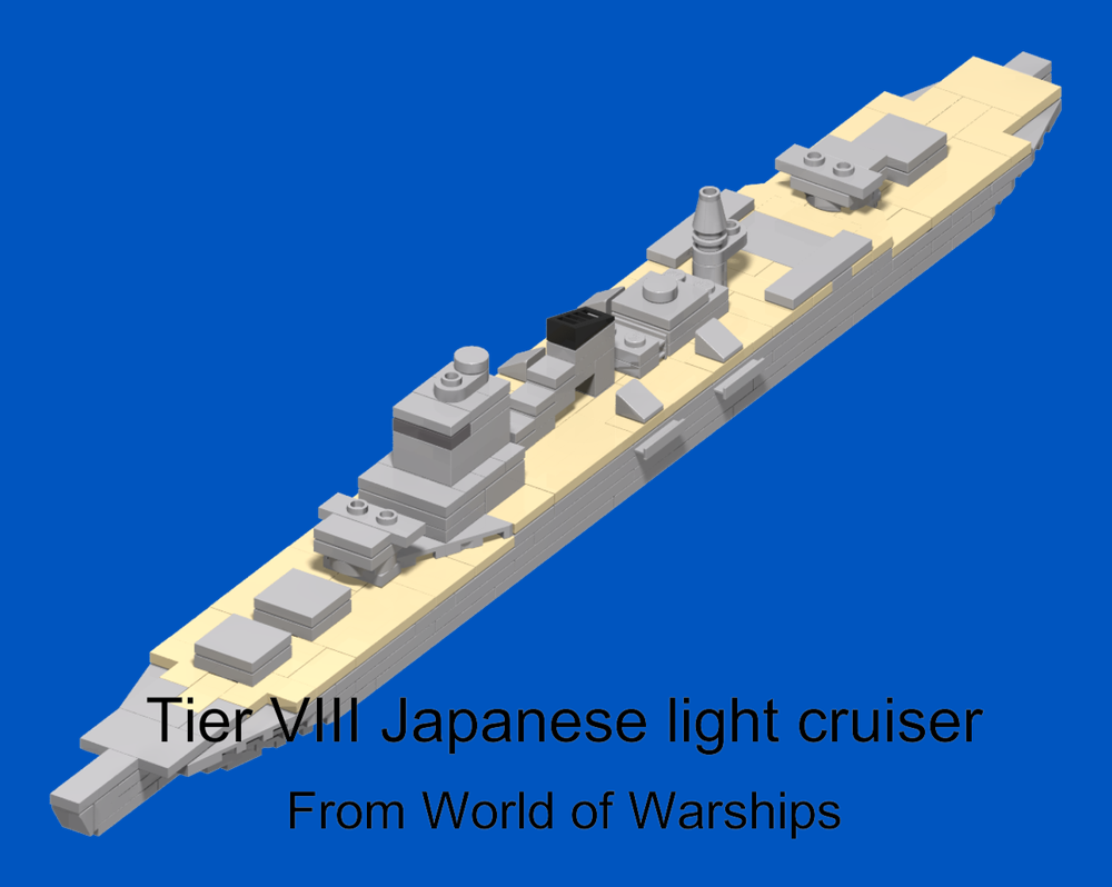 Lego 1:560 scale IJN Shimanto(wows)