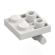 Lego Plate Special 2 x 2 with Horizontal T-Bar Underneath / White