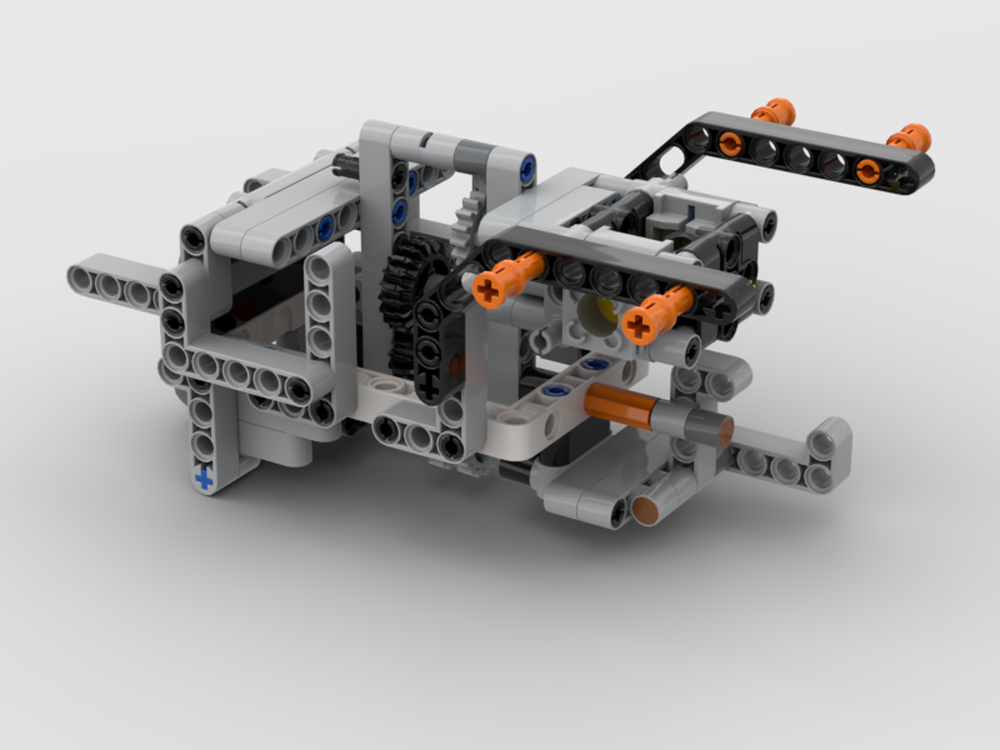 Lego Ford f-150 raptor b-model engine and transmission