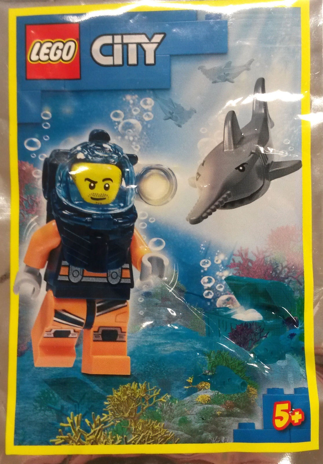 Lego Diver and Sawfish
