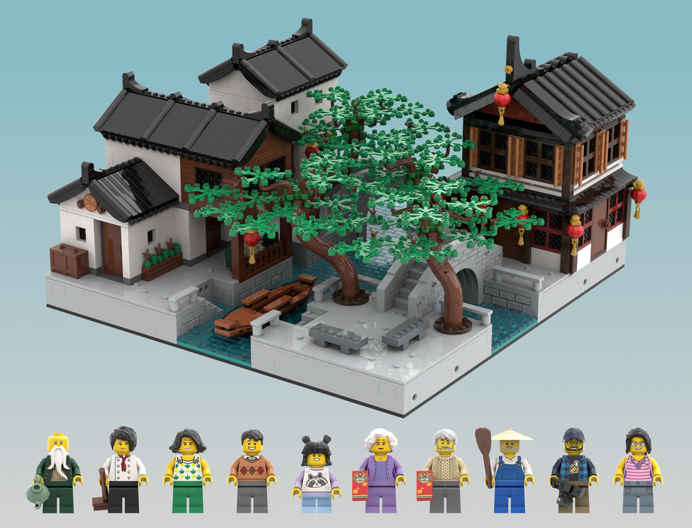 Lego Scenic Water Town - Bricklink Designer Program Series 5