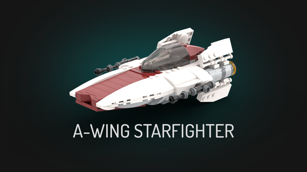 Lego A-Wing starfighter | RZ-1 Interceptor