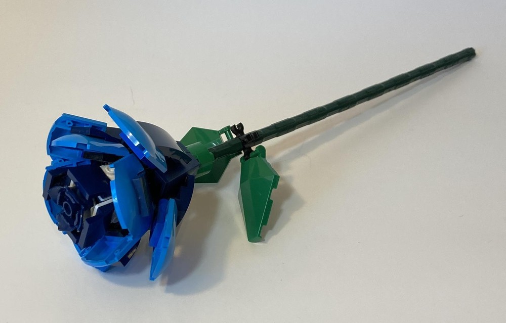 Lego Blue Rose