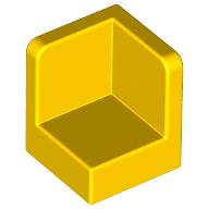 Lego Panel 1 x 1 x 1 Corner / Yellow