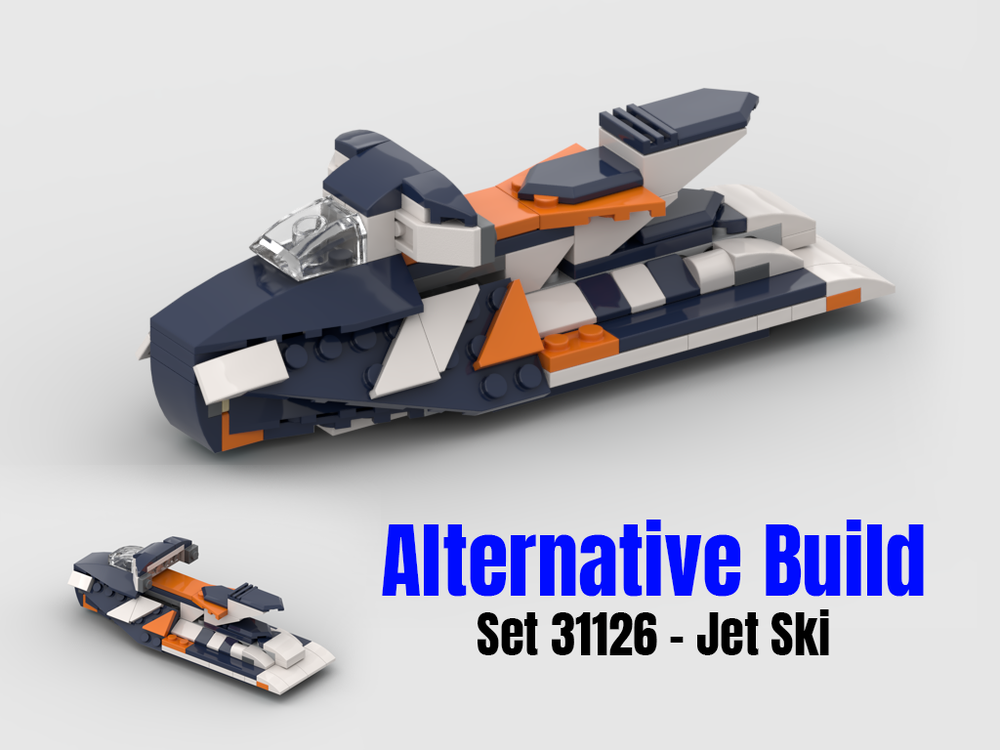 Lego Jet Ski 31126 Alternative Build