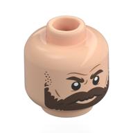 Lego Minifig Head with Print / Light Nougat