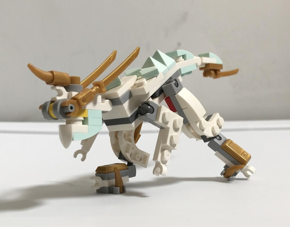 Lego White Raptor