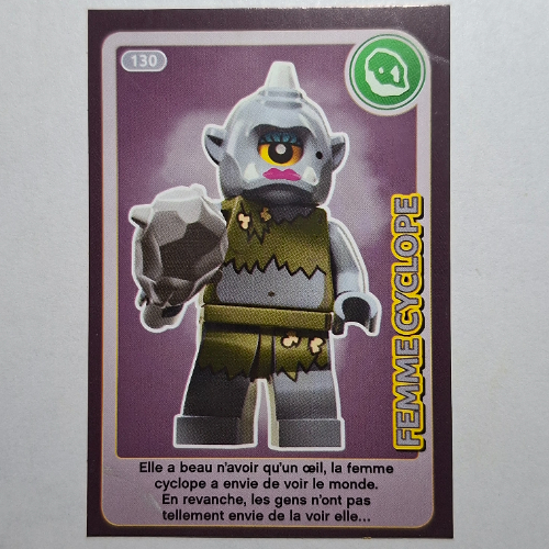 Lego Trading Card for Set TRADINGCARD-12, #130 Print