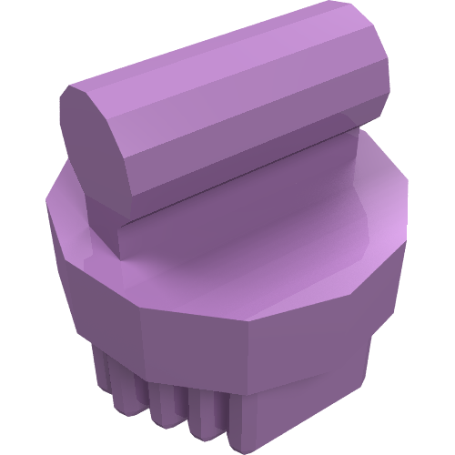Lego Equipment Animal Grooming Kit Brush Round, Small / Medium Lavender