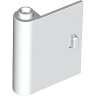 Lego Door 1 x 3 x 3 Left - Open Between Top and Bottom Hinge / White