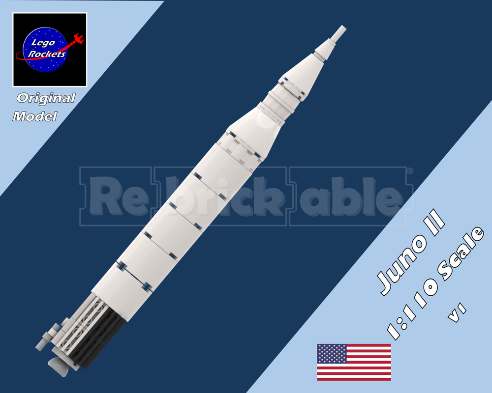 Lego 1:110 Juno II rocket