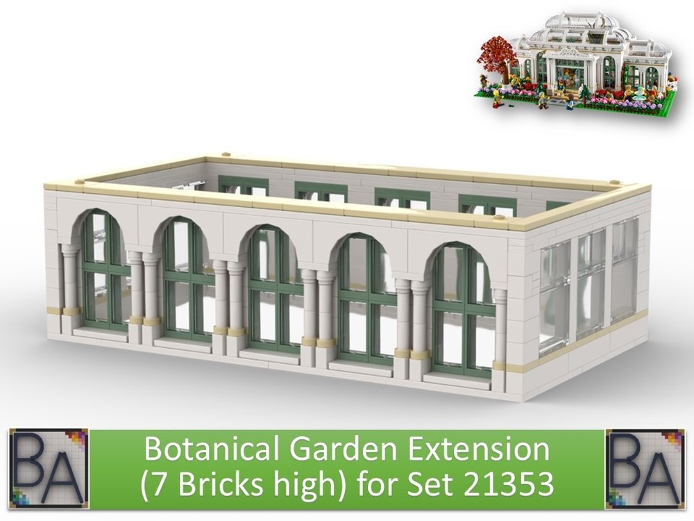 Lego Botanical Garden Extension (7bricks) for Set 21353