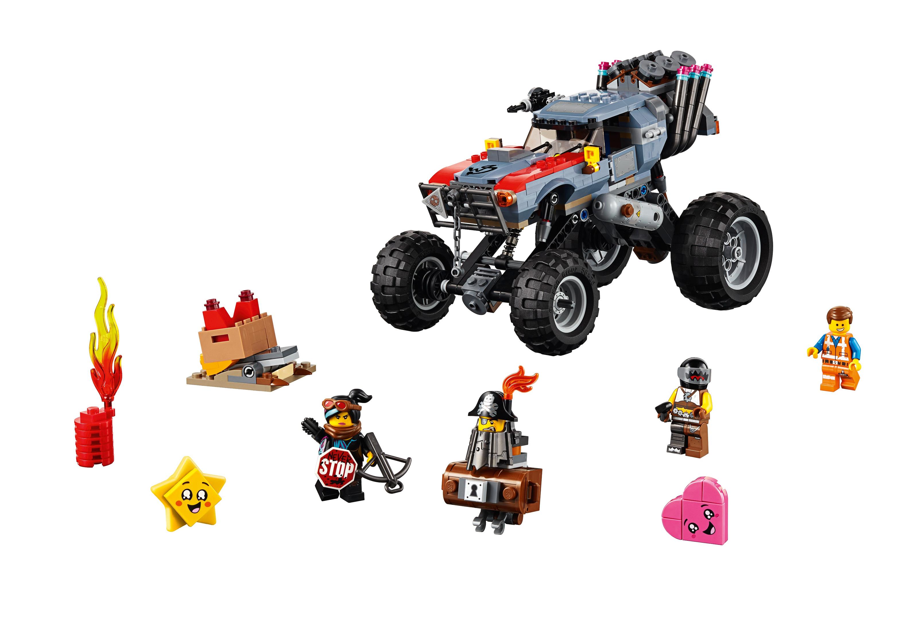 Lego Emmet and Lucy's Escape Buggy!