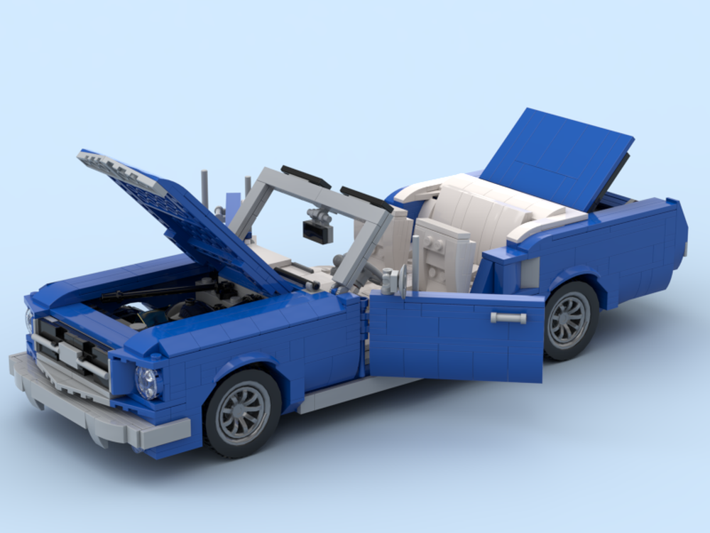 Lego 1964 Mustang Blue/white