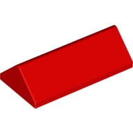Lego Brick Sloped 45° 2 x 4 Double / Red