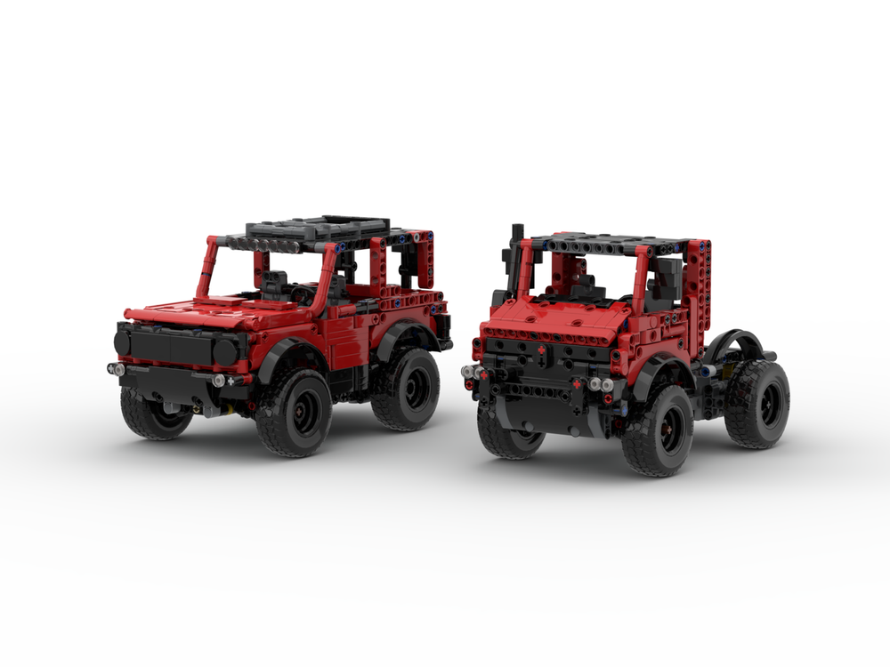 Lego 2x1 Bundle Suzuki Jimny and Unimog U1400