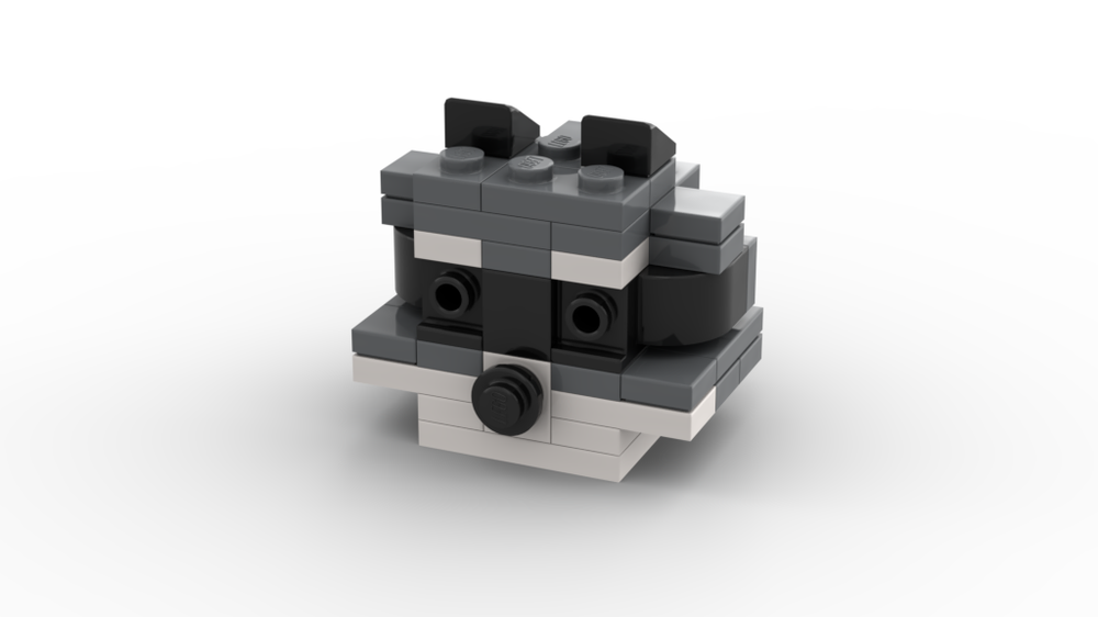 Lego Raccoon (Head)
