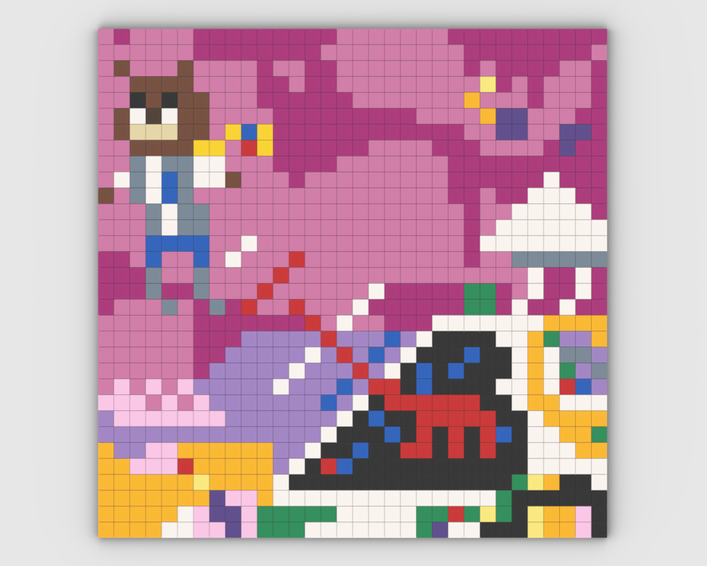 Lego Graduation Album Mosaic.