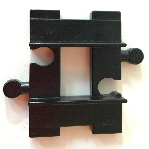 Lego Duplo Train Track Straight 4 x 3 (Short) / Black
