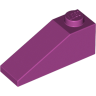Lego Brick Sloped 33° 3 x 1 / Magenta